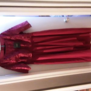 Burgundy Gown